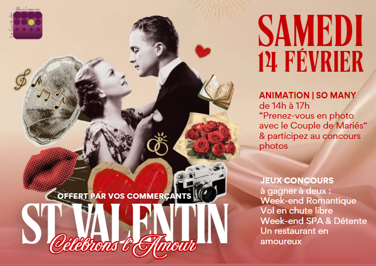 💖 Saint-Valentin au Carré des Blanchisseries : célébrons l’amour ! 💖